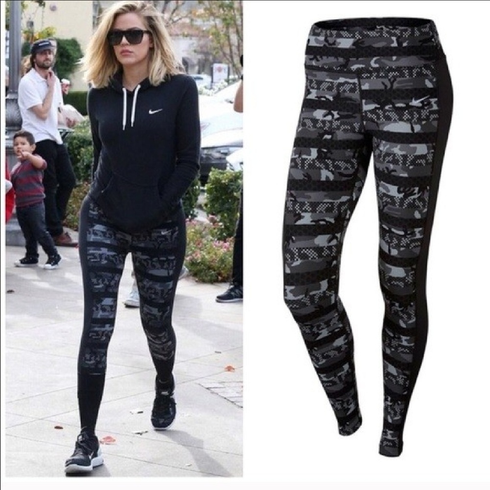 ❤NWT Nike Lux Dri-Fit Camo Leggings